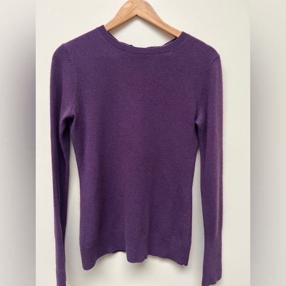Purple Cashmere Sweater - Picture 1 of 4
